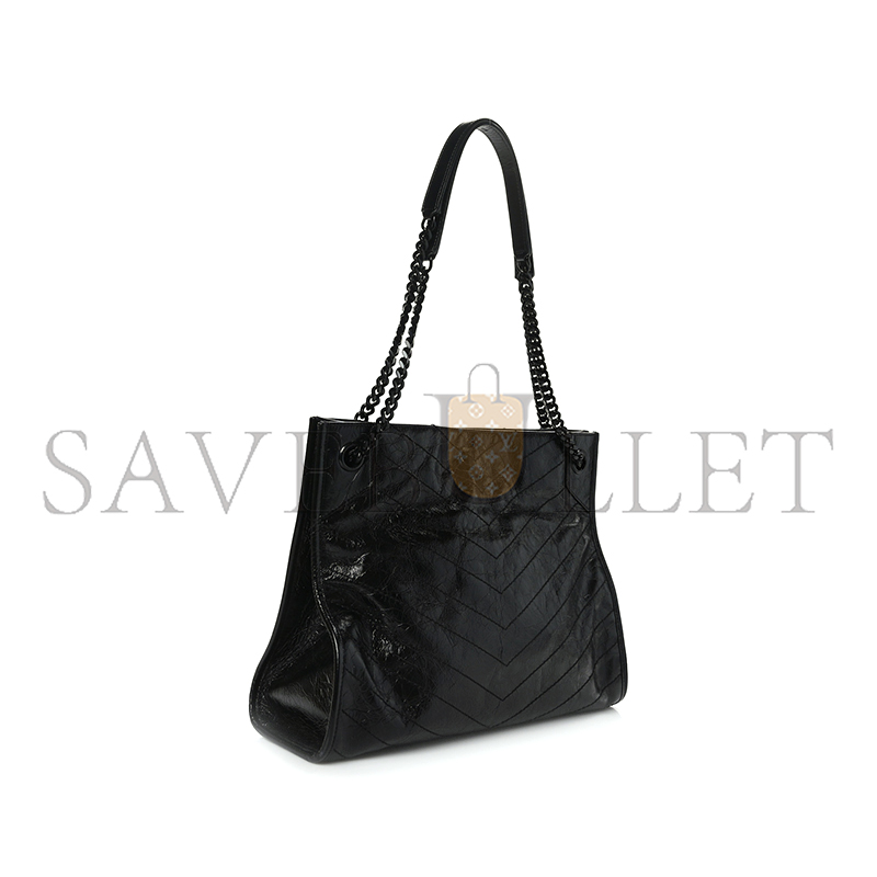 Y*L large niki shopping bag black 889165 (33*27*11.5cm)